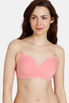 Zivame Beautiful Basics Padded Non Wired 3/4Th Coverage Backless Bra - Strawberry Ice — thumbnail 3